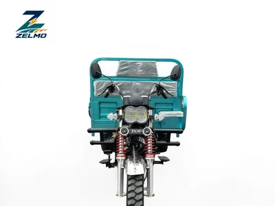 ZELMO carrocería de carga abierta verde azulada vista frontal