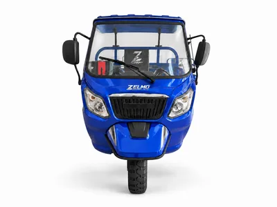 ZELMO carrocería con techo azul vista frontal