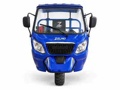 ZELMO carrocería con techo azul vista frontal