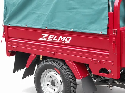 ZELMO هيكل شحن مغطى أحمر منظر تفصيلي