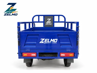 ZELMO carrocería multiuso azul vista trasera