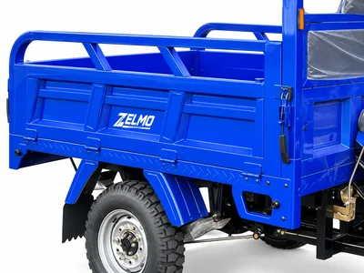 ZELMO carrocería de carga abierta azul vista de detalle