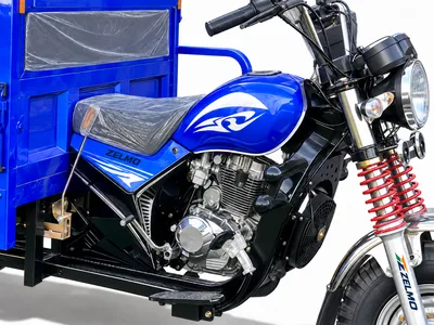 ZELMO carrocería de carga abierta azul vista de detalle