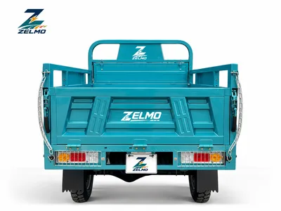 ZELMO carrocería de carga abierta verde azulada vista trasera