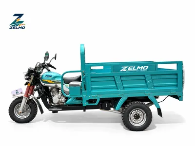 ZELMO carrocería de carga abierta verde azulada vista lateral
